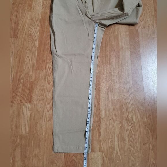 Lands' End Mid Rise Pull On Chino Ankle Pants 14T - Picture 10 of 14